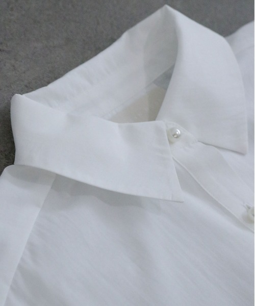 Marilyn Moon(マリリンムーン)の「pearl hem lace flare shirt(シャツ/ブラウス・レディース・ブラック/ホワイト/アイボリー・FREE)」の22枚目の写真