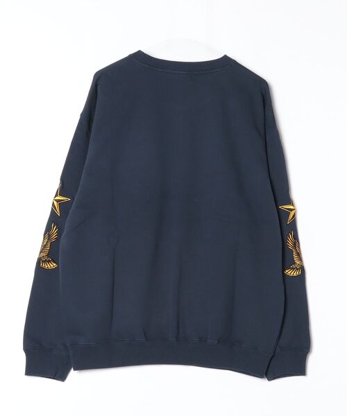 XLARGE(エクストララージ)の「VARSITY CREWNECK SWEATSHIRT(スウェット・メンズ・ネイビー/アッシュ/ブラック・S/M/L/XL)」の8枚目の写真
