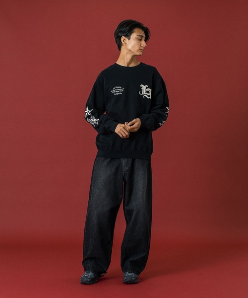 XLARGE(エクストララージ)の「VARSITY CREWNECK SWEATSHIRT(スウェット・メンズ・ネイビー/アッシュ/ブラック・S/M/L/XL)」の16枚目の写真