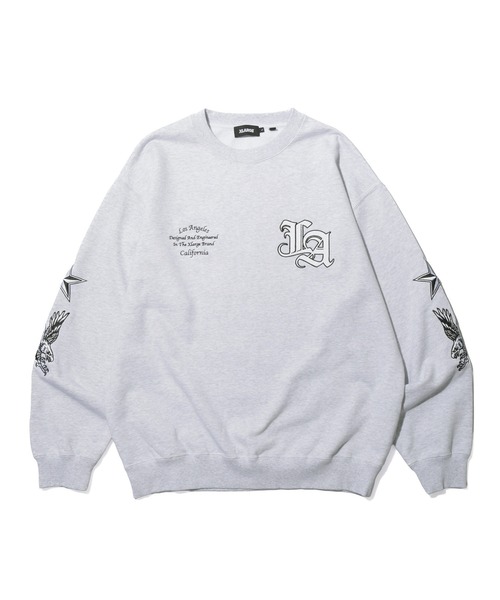 XLARGE(エクストララージ)の「VARSITY CREWNECK SWEATSHIRT(スウェット・メンズ・ネイビー/アッシュ/ブラック・S/M/L/XL)」の10枚目の写真