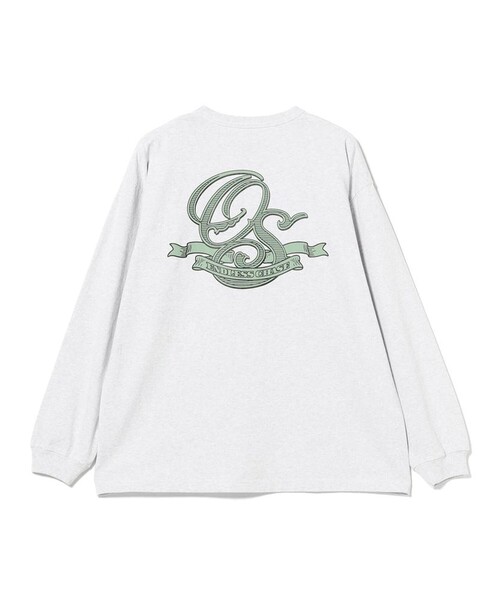 BEAMS T(ビームスティー)の「OPTICALSTAR / Long Sleeve T-Shirt(Tシャツ/カットソー・メンズ・ライトグレー・L/M)」の1枚目の写真