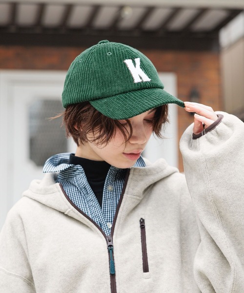 niko and...（ニコアンド）の「イニシャル 刺繍 キャップ / 抗菌防臭（キャップ・レディース・グリーン/その他1/チェック/ネイビー・FREE）」の19枚目の写真