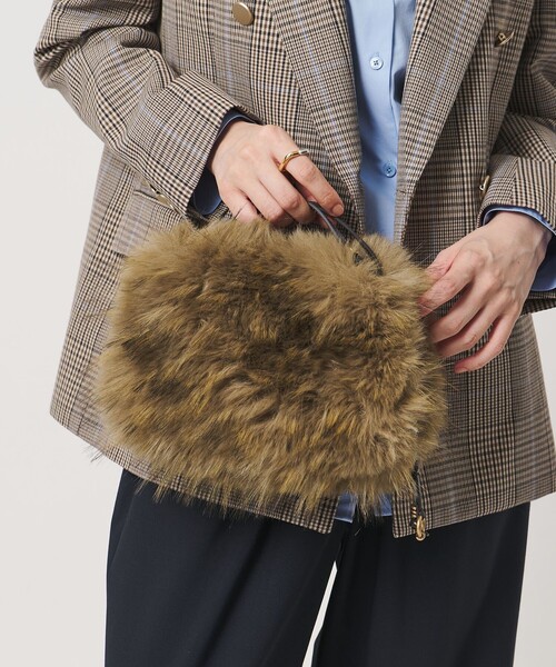 GIANNI CHIARINI(ジャンニ キアリーニ)の「<GIANNI CHIARINI>ALIFA FF S バッグ(ショルダーバッグ・レディース・ナチュラル/ダークブラウン・FREE)」の3枚目の写真