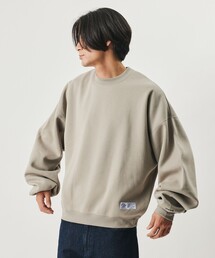 CHOW DOWN（チャウダウン）の「CHOW DOWN/チャウダウン 限定展開 スーパーワイドシルエット ワンポイント刺繍 クルーネック スウェット（スウェット）」