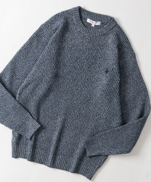 JOHN'S CLOSET(ジョンズクローゼット)の「【18】〔U.S.POLO ASSN/ユーエスポロアッスン〕メランジニット クルーネックニット ユニセックス/メンズ/レディース(ニット/セーター・メンズ・ブラック/ネイビー/ブラウン/ブルー/アイボリー/ワインレッド・MEDIUM/LARGE)」の5枚目の写真