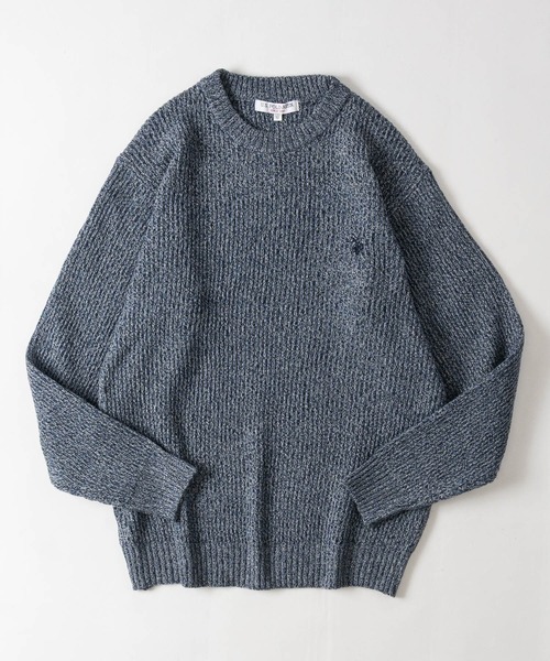 JOHN'S CLOSET(ジョンズクローゼット)の「【18】〔U.S.POLO ASSN/ユーエスポロアッスン〕メランジニット クルーネックニット ユニセックス/メンズ/レディース(ニット/セーター・メンズ・ブラック/ネイビー/ブラウン/ブルー/アイボリー/ワインレッド・MEDIUM/LARGE)」の10枚目の写真