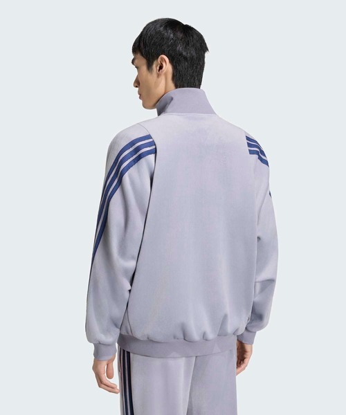 adidas(アディダス)の「スタジアム ルーズフィット ベロア トラックトップ / ジャージ / アディダス adidas(ジャージ・メンズ・ブルー・XX-LARGE/LARGE/MEDIUM/X-LARGE/3XL/SMALL/X-SMALL)」の2枚目の写真