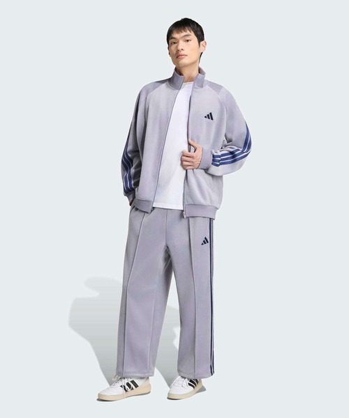 adidas(アディダス)の「スタジアム ルーズフィット ベロア トラックトップ / ジャージ / アディダス adidas(ジャージ・メンズ・ブルー・XX-LARGE/LARGE/MEDIUM/X-LARGE/3XL/SMALL/X-SMALL)」の5枚目の写真
