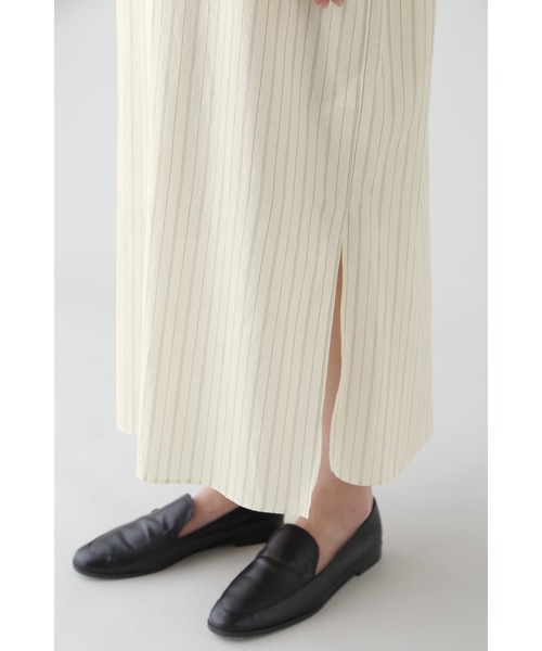 YLEVE(イレーヴ)の「YLEVE / CUPRA COTTON TENCEL LAWN SHIRTS DRESS(ワンピース・レディース・ブラック/ベージュ/ホワイト・1/2)」の17枚目の写真
