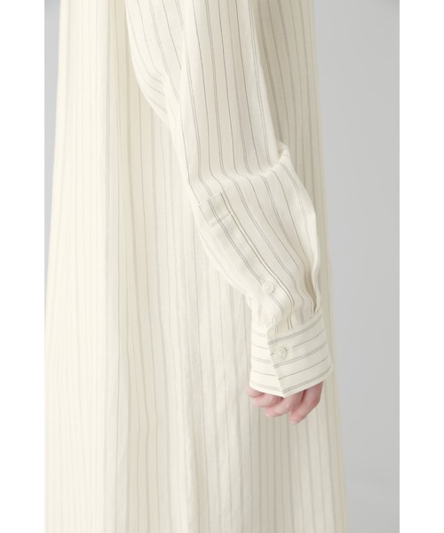 YLEVE(イレーヴ)の「YLEVE / CUPRA COTTON TENCEL LAWN SHIRTS DRESS(ワンピース・レディース・ブラック/ベージュ/ホワイト・1/2)」の19枚目の写真