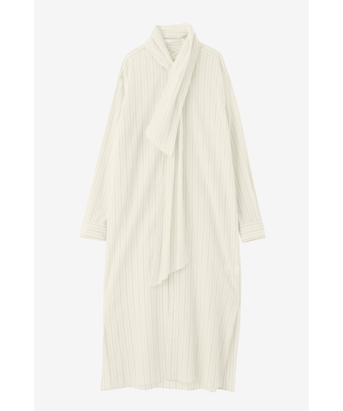 YLEVE(イレーヴ)の「YLEVE / CUPRA COTTON TENCEL LAWN SHIRTS DRESS(ワンピース・レディース・ブラック/ベージュ/ホワイト・1/2)」の21枚目の写真
