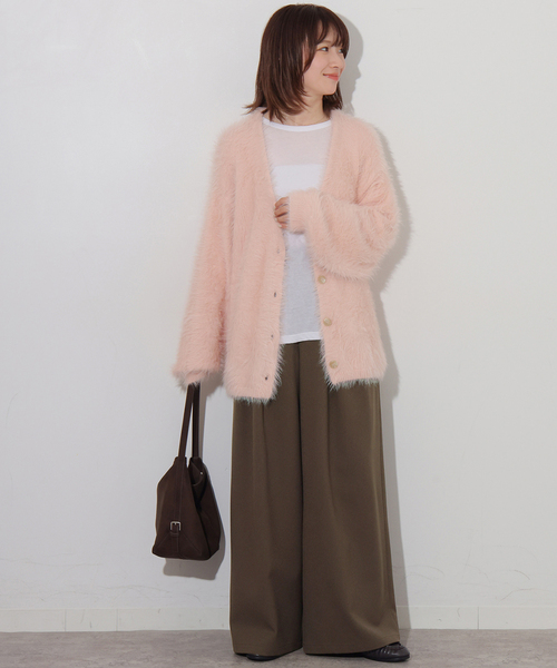 JOURNAL STANDARD relume（ジャーナルスタンダード　レリューム）の「ウォッシャブルサージストレッチタックパンツ（その他パンツ・レディース・ブラウン/チャコールグレー/ブラック・36/38）」の16枚目の写真