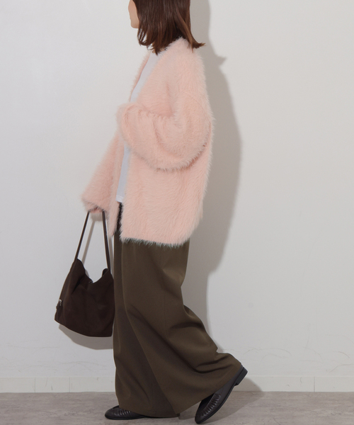 JOURNAL STANDARD relume（ジャーナルスタンダード　レリューム）の「ウォッシャブルサージストレッチタックパンツ（その他パンツ・レディース・ブラウン/チャコールグレー/ブラック・36/38）」の17枚目の写真