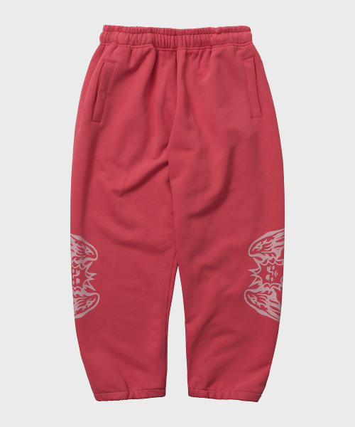 MICHAEL1991(ミカエル1991)の「JAY P.G SWEATPANTS - HOT CORAL(スウェットパンツ・レディース・コーラル・MEDIUM/LARGE)」の2枚目の写真