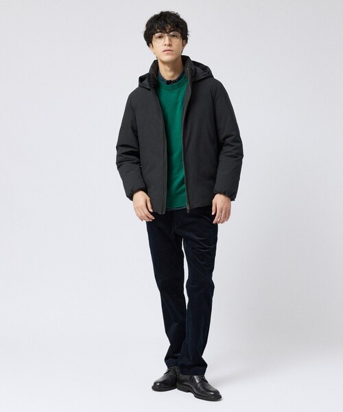 TAKEO KIKUCHI（タケオキクチ）の「【Sサイズ～】ノンキルト メランジ ダウン（ダウンジャケット/コート・メンズ・ブラック/ライトグレー/ブラウン系その他・01/02/03/04）」の10枚目の写真