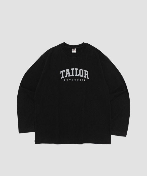 TAILOR STUDIO(テーラースタジオ)の「エンビエルハーフロゴロングスリーブ(ブラック)(Tシャツ/カットソー・レディース・その他・SMALL/MEDIUM/LARGE/X-LARGE)」の1枚目の写真