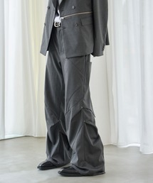VI E DIT（ヴィエディット）の「DISTORTED STRUCTURE PANTS/ストラクチャーパンツ/セットアップ着用可能（スラックス）」