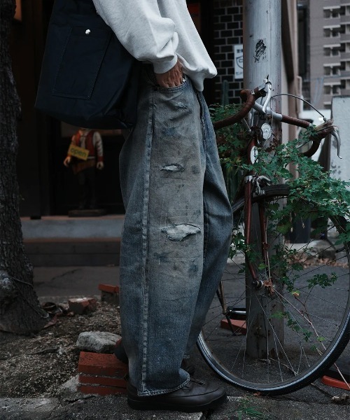Anachronorm(アナクロノーム)の「【ANACHRONORM】REMAKED WIDE 5P DENIM PANTS(その他パンツ・メンズ・ライトブルー・30/32)」の17枚目の写真