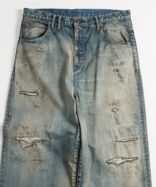 Anachronorm(アナクロノーム)の「【ANACHRONORM】REMAKED WIDE 5P DENIM PANTS(その他パンツ・メンズ・ライトブルー・30/32)」の3枚目の写真