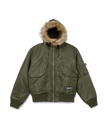 BOTT（ボット）の「BoTT / ボット Hooded Jacquard Bomber Jacket（その他アウター）」