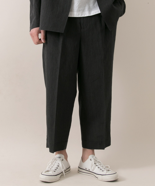 URBAN RESEARCH(アーバンリサーチ)の「UR ウールリネンワイドイージー(その他パンツ・メンズ・スミクロ/ライトグレー・LARGE/MEDIUM)」の2枚目の写真