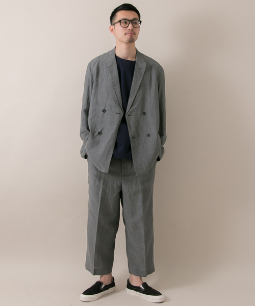 URBAN RESEARCH(アーバンリサーチ)の「UR ウールリネンワイドイージー(その他パンツ・メンズ・スミクロ/ライトグレー・LARGE/MEDIUM)」の13枚目の写真