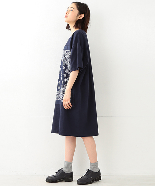 D220268 BEAMS BOY デニム半袖シャツワンピース D220268 BEAMS BOY デニム半袖シャツワンピース - メルカリ