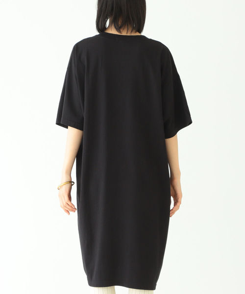 BEAMS BOY（ビームスボーイ）の「【予約】CHED / バンダナ パッチ Tシャツワンピース（ワンピース・レディース・ホワイト/ネイビー・ONE SIZE）」の20枚目の写真