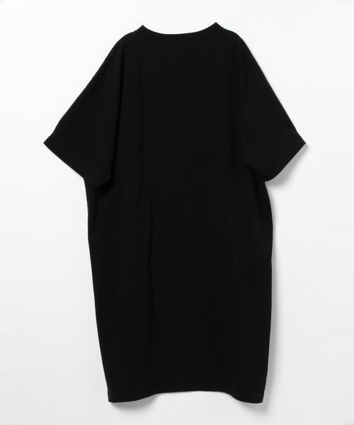 BEAMS BOY（ビームスボーイ）の「【予約】CHED / バンダナ パッチ Tシャツワンピース（ワンピース・レディース・ホワイト/ネイビー・ONE SIZE）」の9枚目の写真