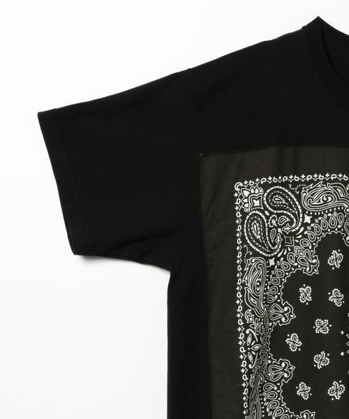 BEAMS BOY（ビームスボーイ）の「【予約】CHED / バンダナ パッチ Tシャツワンピース（ワンピース・レディース・ホワイト/ネイビー・ONE SIZE）」の22枚目の写真