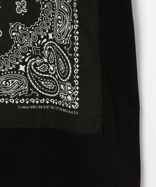 BEAMS BOY（ビームスボーイ）の「【予約】CHED / バンダナ パッチ Tシャツワンピース（ワンピース・レディース・ホワイト/ネイビー・ONE SIZE）」の21枚目の写真