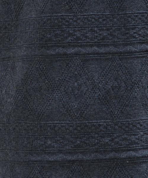 green label relaxing（グリーンレーベルリラクシング）の「SC JQ HEM/BTN BOAT/N 5分袖 カットソー◆（Tシャツ/カットソー・メンズ・ネイビー/ホワイト・LARGE/SMALL/MEDIUM）」の4枚目の写真