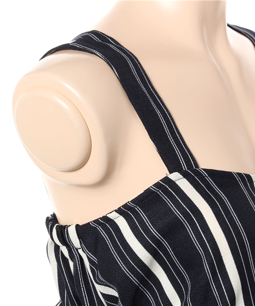 titivate（ティティベイト）の「ｵｰﾊﾞｰｷｬﾐｿｰﾙ（キャミソール・レディース・ホワイト/ホワイト系その他/ブルー系その他/カーキ・M）」の16枚目の写真