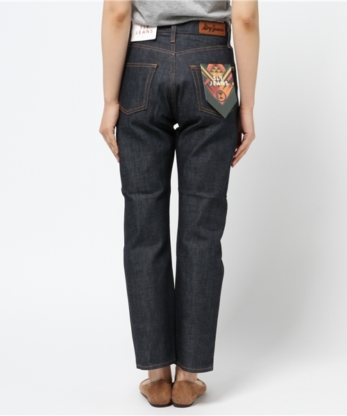 SLY（スライ）の「【GISELe 9月号掲載】OWEN JW STRAIGHT-A（デニムパンツ・レディース・ブルー・25inch/23inch/24inch/27inch/26inch/28inch）」の4枚目の写真