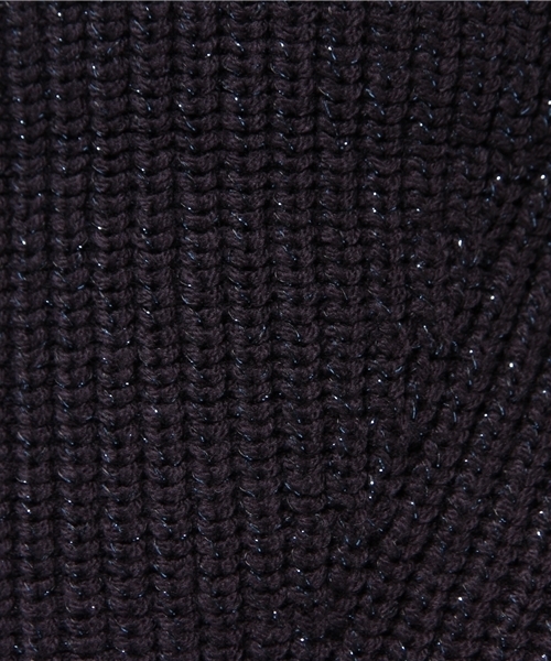 NATURAL BEAUTY BASIC（ナチュラルビューティーベーシック）の「ラメノースリニット（ニット/セーター・レディース・ホワイト系その他/ブルー/ネイビー・MEDIUM）」の7枚目の写真