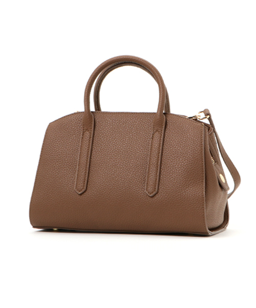 PLAIN CLOTHING（プレーンクロージング）の「ストライプキルティングハンドバッグ【PLAIN CLOTHING】（ハンドバッグ・レディース・ブラック/カーキ/レッド/キャメル/ネイビー/ダークグレー・FREE）」の7枚目の写真