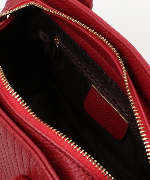 PLAIN CLOTHING（プレーンクロージング）の「ストライプキルティングハンドバッグ【PLAIN CLOTHING】（ハンドバッグ・レディース・ブラック/カーキ/レッド/キャメル/ネイビー/ダークグレー・FREE）」の15枚目の写真