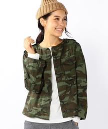 coen | M65ノーカラージャケット(ミリタリージャケット)