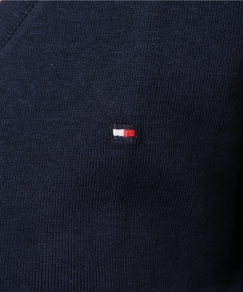 TOMMY HILFIGER(トミーヒルフィガー)の「ベーシックVネックロングスリーブカットソー(Tシャツ/カットソー・レディース・ネイビー/ブラック/ホワイト/グレー・MEDIUM/SMALL/LARGE)」の11枚目の写真