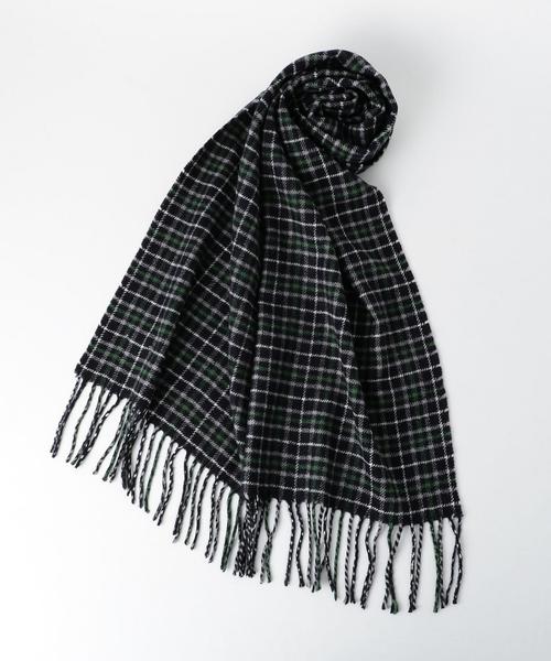 coen(コーエン)の「チェックマフラー2●(マフラー・メンズ・ホワイト/ブラック/レッド/ネイビー/その他1/その他2・FREE)」の6枚目の写真