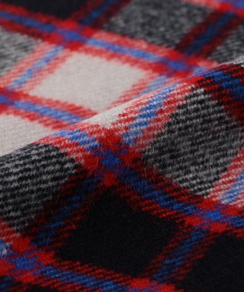 coen(コーエン)の「チェックマフラー2●(マフラー・メンズ・ホワイト/ブラック/レッド/ネイビー/その他1/その他2・FREE)」の9枚目の写真