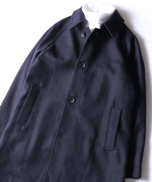 Journal Standard Relume ジャーナルスタンダード レリューム の Meridea Wool メリディアウール メルトン ステンカラーコート ステンカラーコート Wear