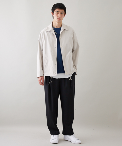 STUDIOUS(ステュディオス)の「ビエラウールワイドパンツ(スラックス・メンズ・ブラック/ネイビー/グレー・3/2/1)」の20枚目の写真