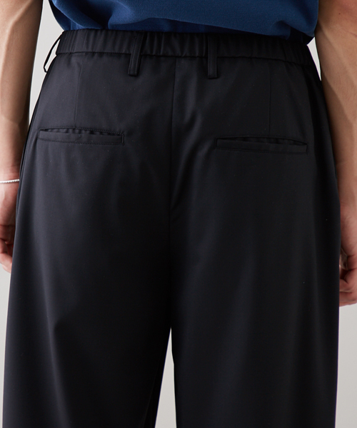 STUDIOUS(ステュディオス)の「ビエラウールワイドパンツ(スラックス・メンズ・ブラック/ネイビー/グレー・3/2/1)」の18枚目の写真