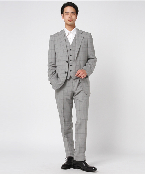 COMME CA ISM（コムサイズム）の「レギュラースーツ（3ピース）（セットアップ・メンズ・グレー/ネイビー・SMALL/LARGE/X-LARGE/X-SMALL/MEDIUM）」の5枚目の写真