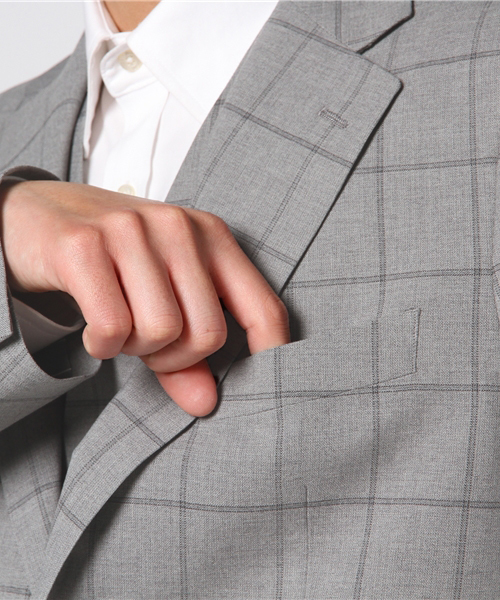 COMME CA ISM（コムサイズム）の「レギュラースーツ（3ピース）（セットアップ・メンズ・グレー/ネイビー・SMALL/LARGE/X-LARGE/X-SMALL/MEDIUM）」の20枚目の写真