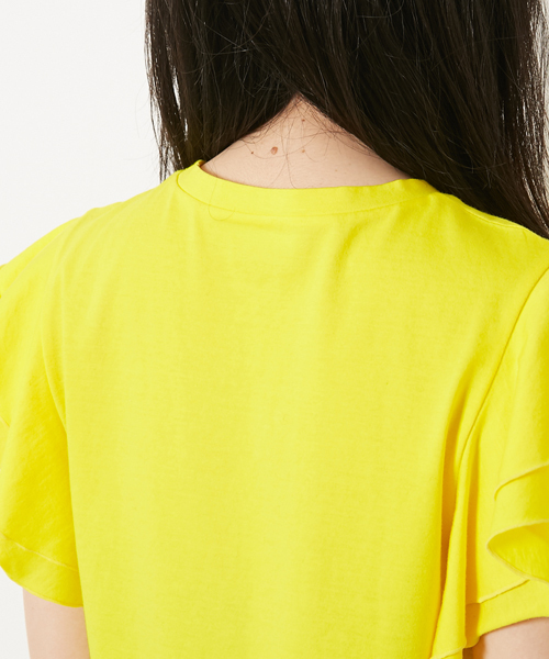 AMERICAN RAG CIE(アメリカンラグシー)の「AMERICAN RAG CIE フリルスリーブカットソー(Tシャツ/カットソー・レディース・ホワイト/パープル/イエロー/チャコールグレー・FREE)」の20枚目の写真