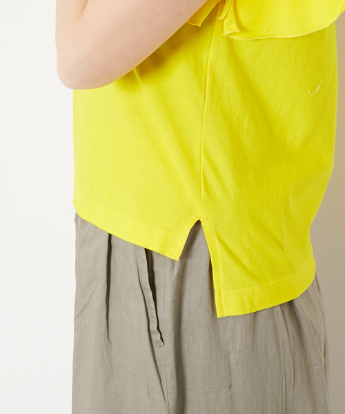 AMERICAN RAG CIE(アメリカンラグシー)の「AMERICAN RAG CIE フリルスリーブカットソー(Tシャツ/カットソー・レディース・ホワイト/パープル/イエロー/チャコールグレー・FREE)」の11枚目の写真