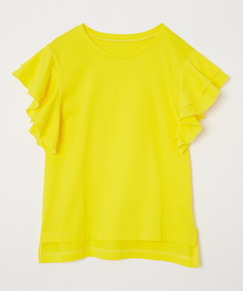 AMERICAN RAG CIE(アメリカンラグシー)の「AMERICAN RAG CIE フリルスリーブカットソー(Tシャツ/カットソー・レディース・ホワイト/パープル/イエロー/チャコールグレー・FREE)」の13枚目の写真