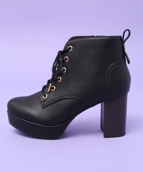 Heather(ヘザー)の「レースUPブーツ 768719(ブーツ・レディース・モカ/その他/ブラック/ダークブラウン・S/L/M/MEDIUM/LARGE/SMALL)」の5枚目の写真
